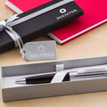 Sheaffer Barrel Chrome Ballpen - Black
