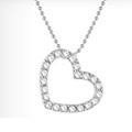 Crystal Hearts Affinity Necklace ( with Swarovski Elements)