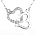 Crystal Hearts Soulmate Necklace ( with Swarovski Elements)